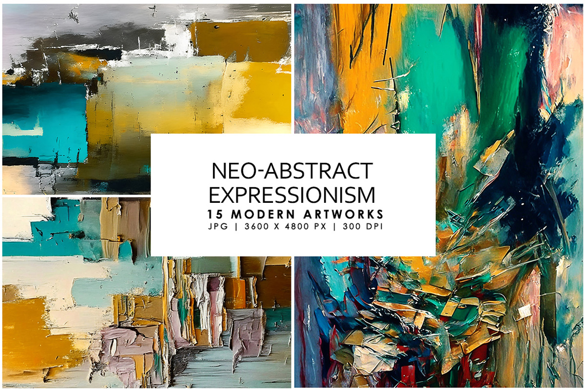 Neo-Abstract Expressionism, a Texture Illustration by Digital Art Creations (Photo 3 of 9)