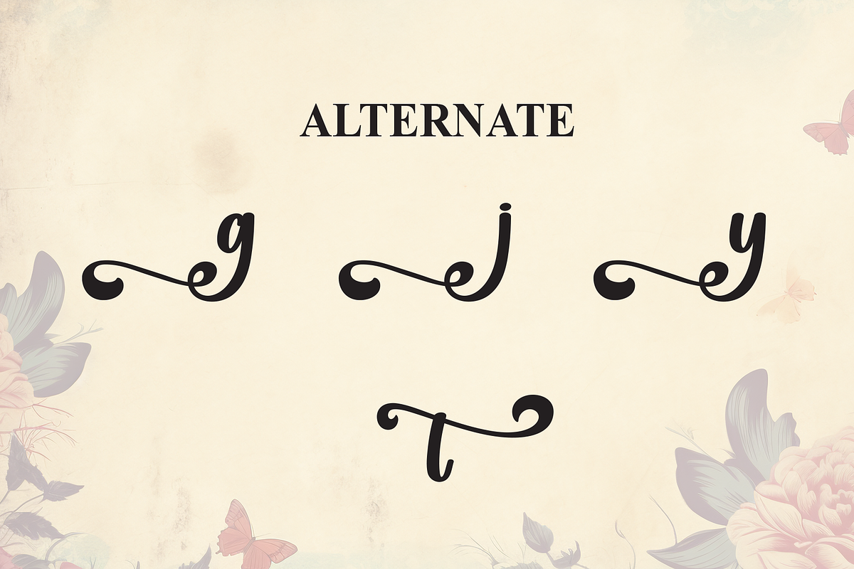 Austin Vintage | Script Font, a Handwritten Font by Scratchones (Photo 7 of 9)