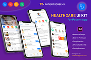 Healthcare Patient UI KIT, an App Template by UX Design Master (Thumbnail 1 of 14)