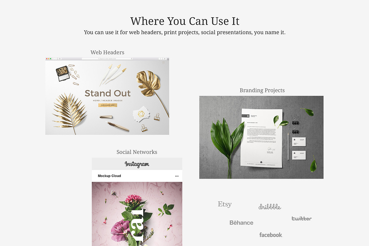 Floral Mockups Collection, a Product Mockup by Mockup Cloud (Photo 10 of 10)