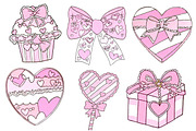 Coquette valentine clipart, an Illustration by Designworld (Thumbnail 2 of 4)