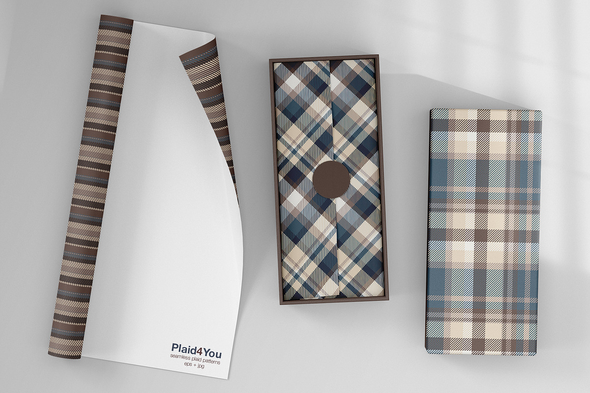 #35 Shirt Plaid Patterns EPS + JPG, a Pattern Graphic by Plaid4You (Photo 6 of 11)