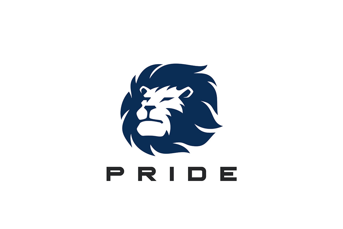 Lion Logo Head Pride, a Branding & Logo Template by Cyritron
