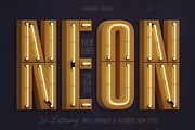 Condensed Neon 3D Lettering, a Graphic by TVartworks (Thumbnail 4 of 21)