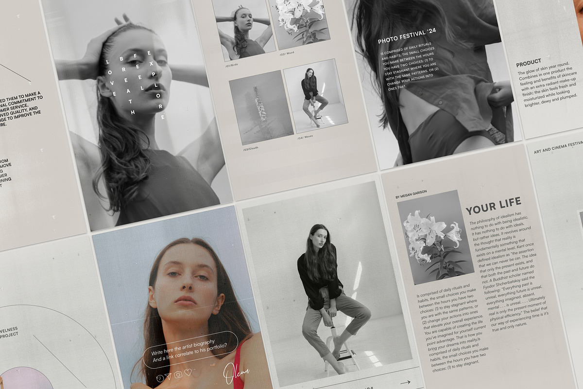 Olena - Social Kit Templates, a Social Media Template by Sparrow & Snow (Photo 4 of 14)