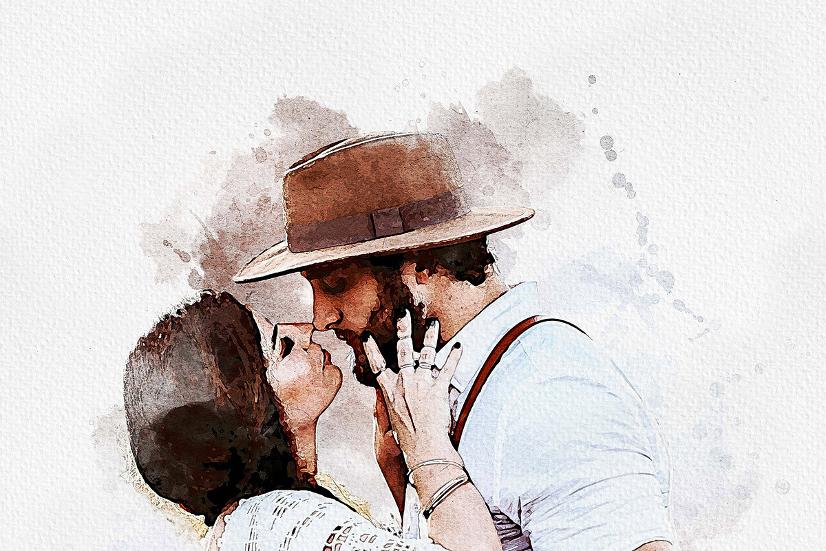 Painting Watercolor Splash Art, an Action Add-On by MRI STUDIO (Photo 10 of 21)