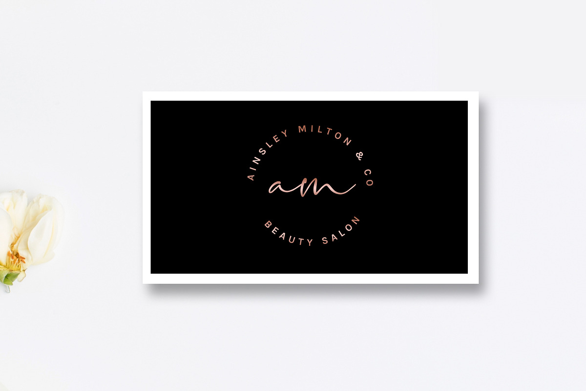 Salon Business Card Template, a Business Card Template by Marham Labeling Co (Photo 2 of 2)