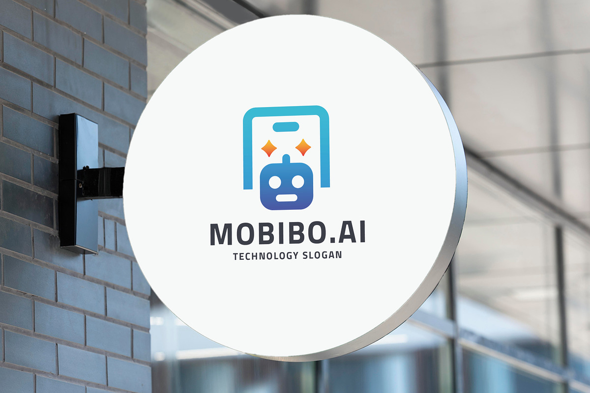 Abstract Mobile AI Logo, a Branding & Logo Template by Design_Planet (Photo 1 of 2)
