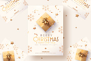 Christmas Invitation Template, a Templates & Theme by Rome B Creation (Thumbnail 1 of 2)