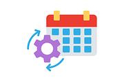 Process Flat Icon, a Duotone Icon by Pexelpy (Thumbnail 2 of 2)
