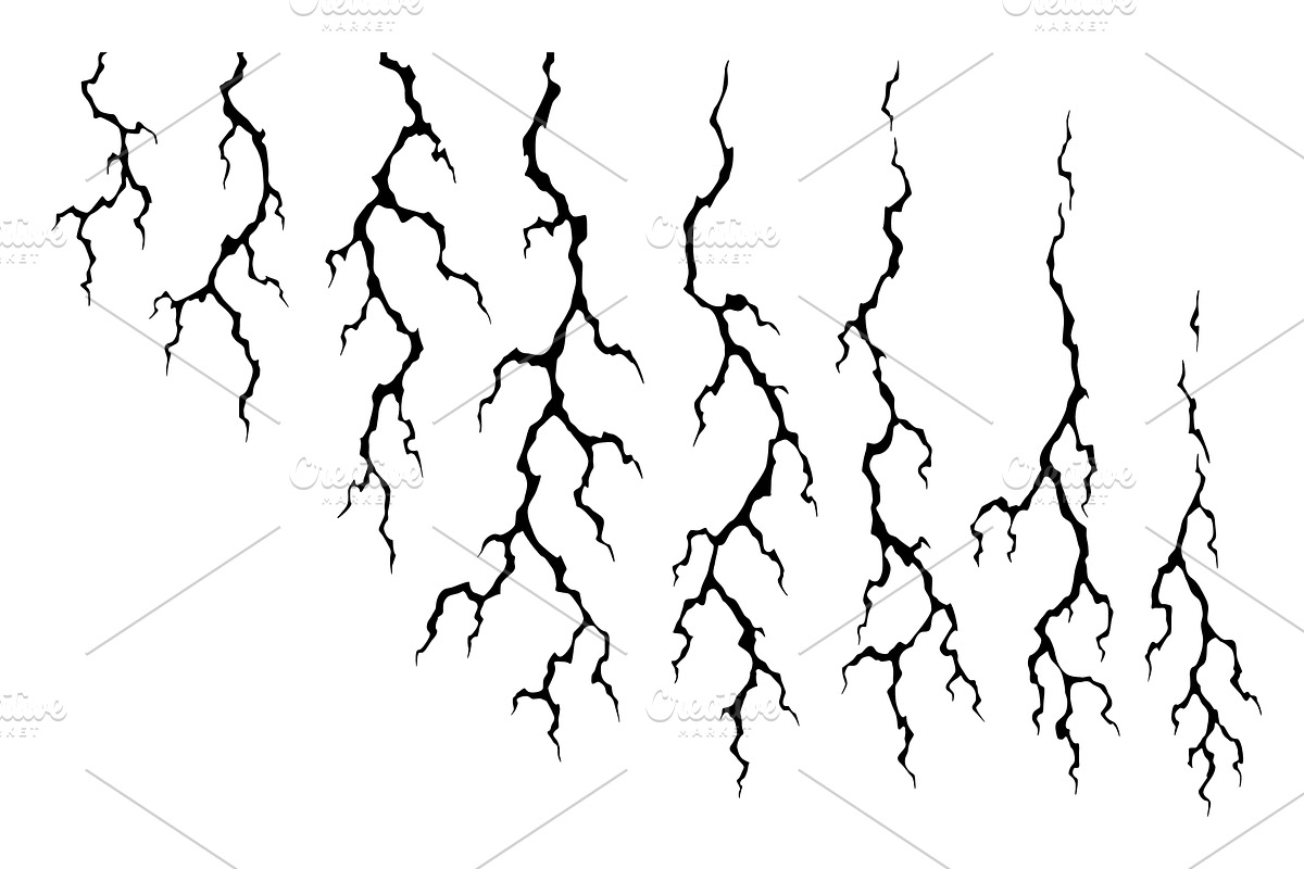 Lightning animation set with, an Illustration by Things for designers