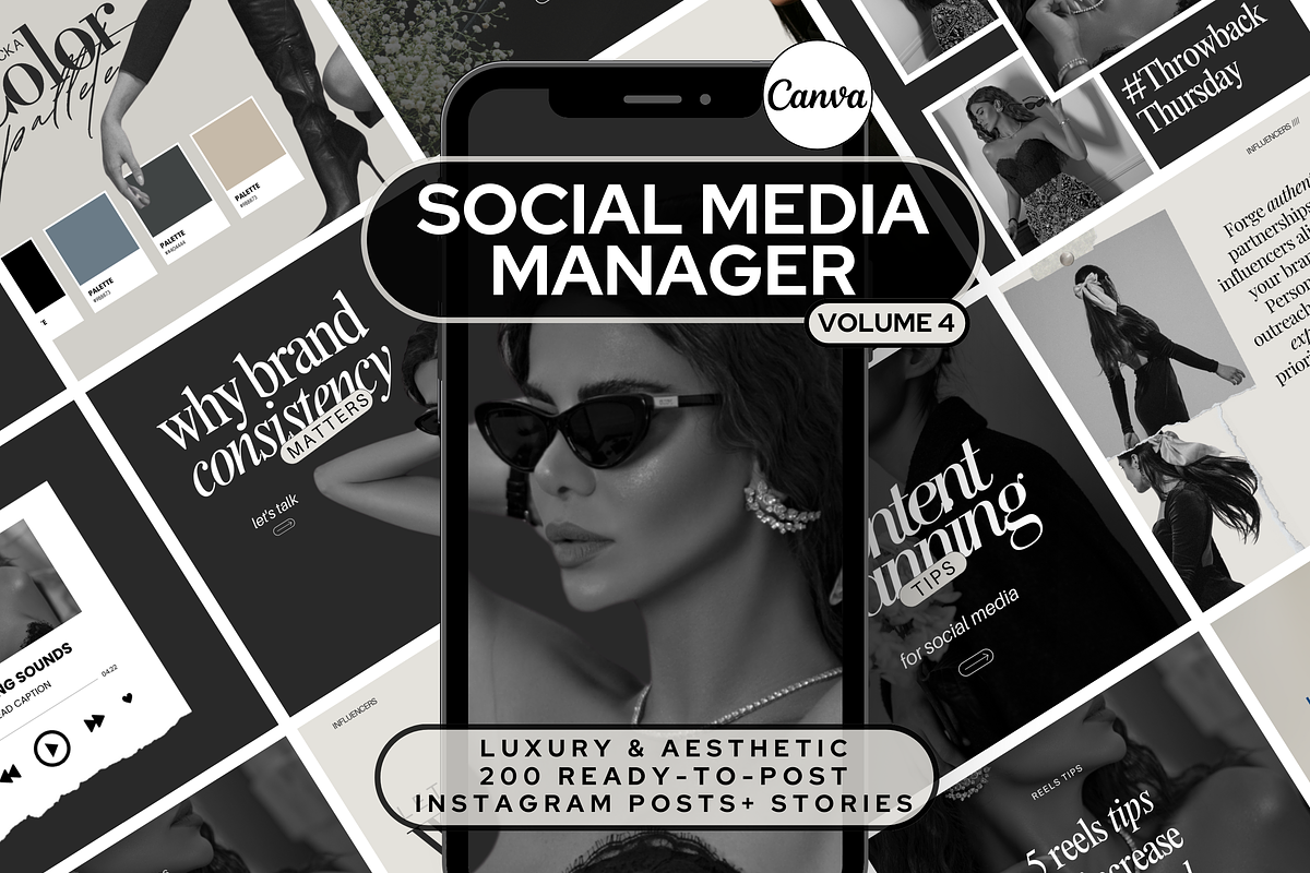 Social Media Instagram Template CANVA