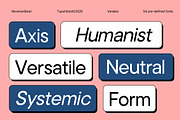 Noverion Sans, a Sans Serif Font by Typehill (Thumbnail 2 of 15)