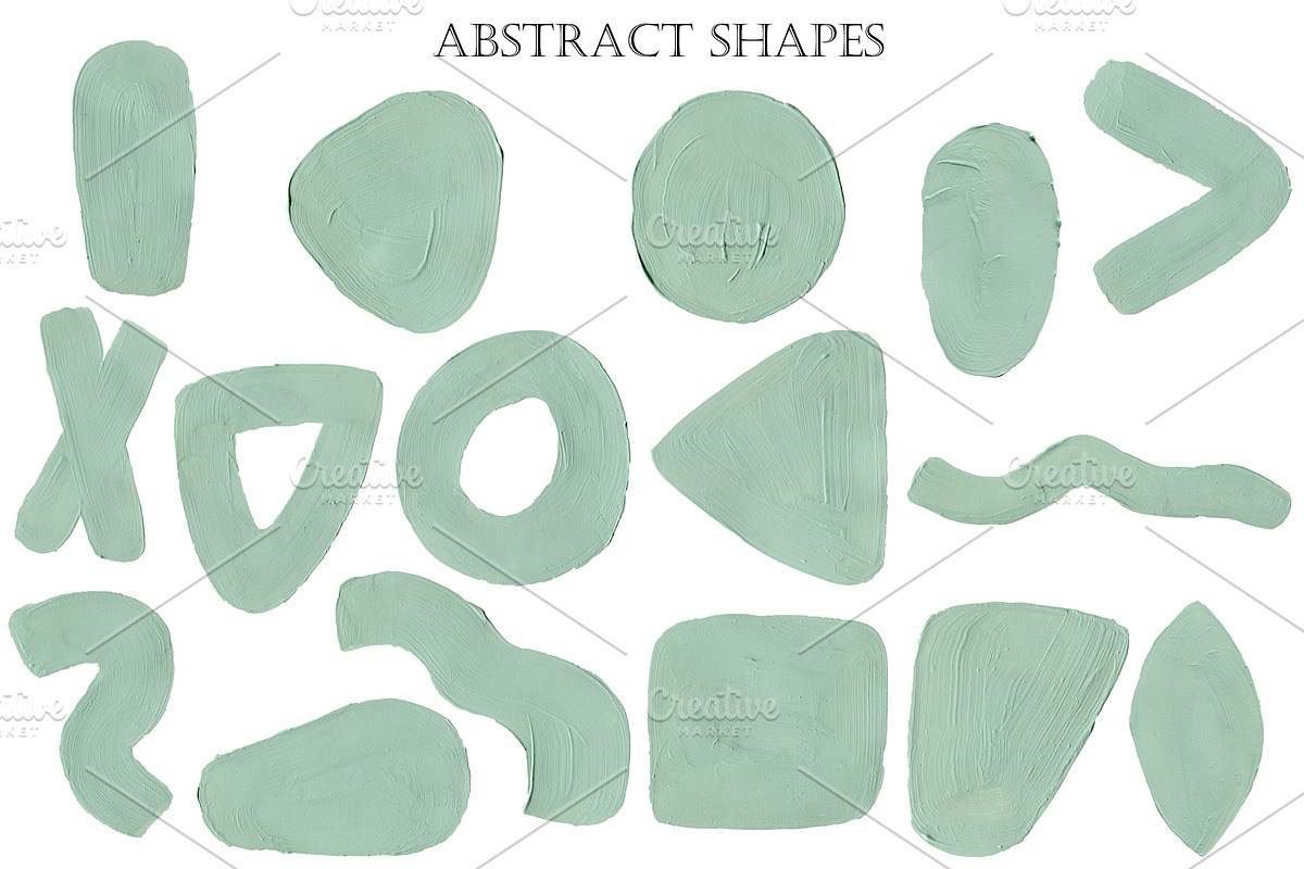 Abstract shapes collection., a Texture Illustration by TaPilipa (Photo 5 of 9)