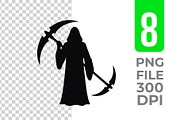 Skeleton Reaper Vector Bundle, an Object Graphic by Artonix (Thumbnail 3 of 3)