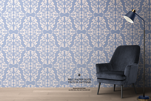 Wallpaper Blue Pattern