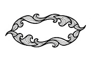 Vintage Wave Ornament Frame Bundle, an Illustration by Designer_Momina (Thumbnail 46 of 51)