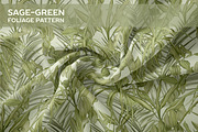 Sage-green foliage pattern, a Pattern Graphic by ANAKOTO (Thumbnail 12 of 13)