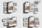 High-Quality Social Media Mockup, an Advertising Mockup by safrizalstudio (Thumbnail 1 of 5)
