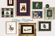 Vintage Tartan Christmas, a Background Graphic by Lana Elanor (Thumbnail 11 of 12)