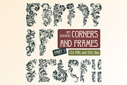 104 Art Nouveau Corners and Frames, a Decorative Illustration by Stanislav Kharchevskyi (Thumbnail 1 of 6)