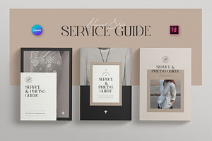 Services & Pricing Guide | CANVA, a Brochure Template by KreateTribe