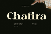 Chafira, a Serif Font by Zafiratype (Thumbnail 1 of 10)
