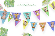 Watercolor safari animals clipart, an Animal Illustration by SavinV (Thumbnail 6 of 8)