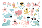 Sea carnival. Graphic Collection, an Animal Illustration by Maru_art (Thumbnail 3 of 14)