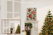 HOLLY | Christmas Frame Mockup Set, a Household Mockup by SoleilHomeMockups (Thumbnail 5 of 11)
