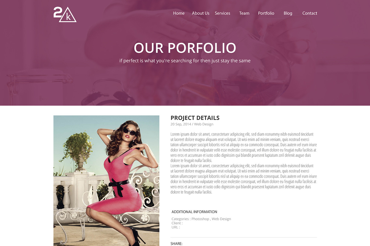2k - Creative PSD Template, a Websites & App Template by Newsky Themes (Photo 2 of 2)