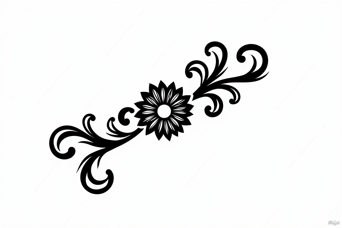 Elegant flower decorative design, an Illustration by Amazin_art (Photo 11 of 21)