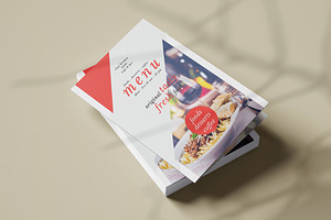 Bi Fold / Half Fold Food Menu