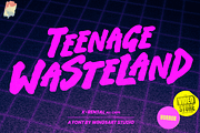 X-Rental - 1980s Retro Horror Font, a Handwritten Font by Wingsart Studio (Thumbnail 6 of 15)