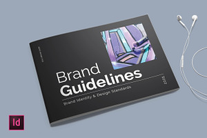 Brand Guide Brochure InDesign Layout