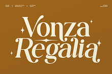 Vonza Regalia – Luxury Serif Duo Fon