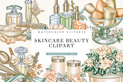 Skincare Beauty Clipart Bundle, a Healthcare Illustration by BusyDaydesign (Thumbnail 1 of 9)