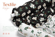 Seamless patterns Song of Magnolia, a Pattern Graphic by Yana Dobrik (Thumbnail 4 of 13)
