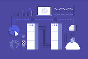 Cloud Storage Illustration, a Graphic by Wilsonkjc (Thumbnail 5 of 5)