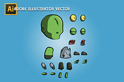 Scar Forehead Zombie, an Illustration by tokegameart (Thumbnail 3 of 4)