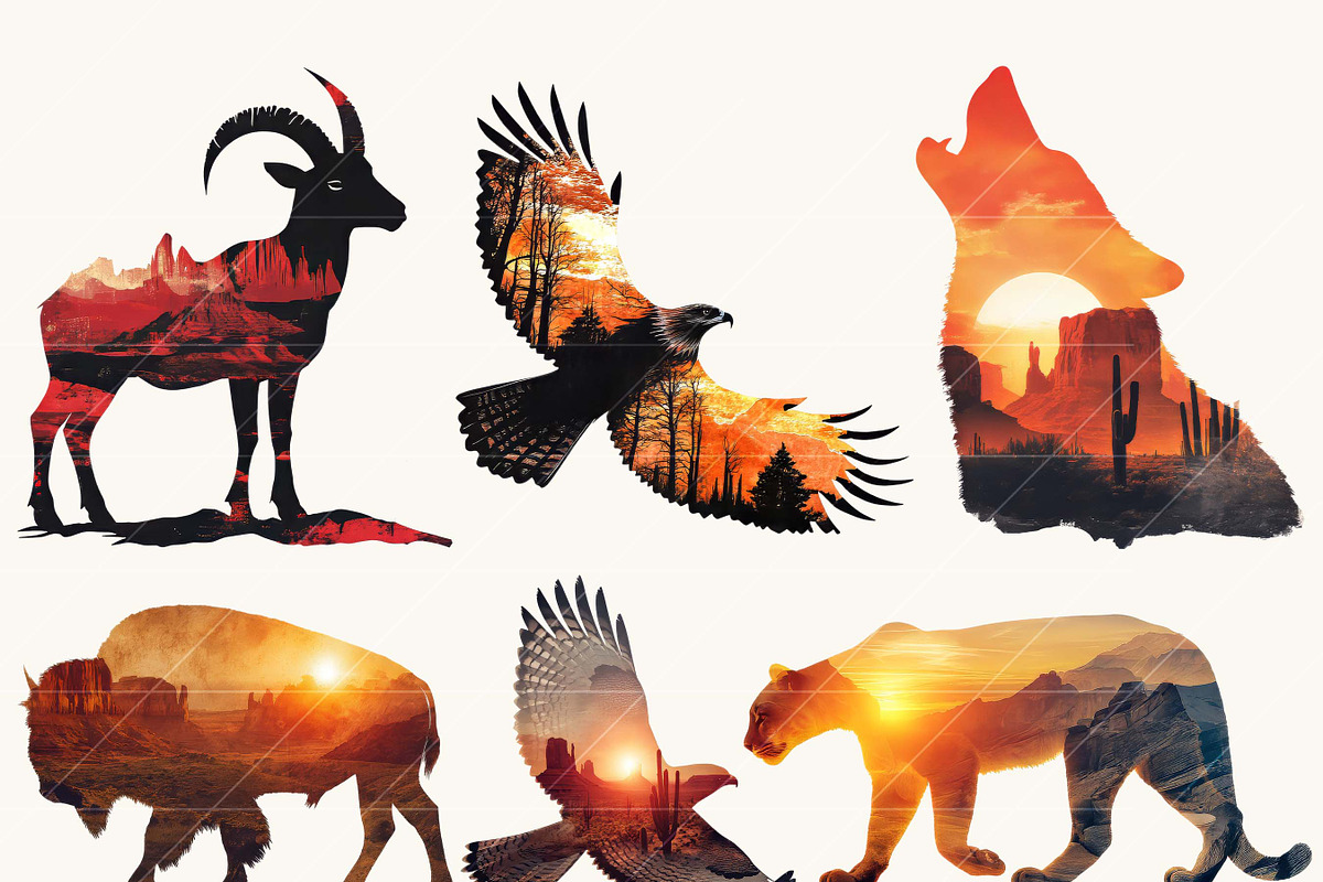 Desert Animals Landscape Clipart, an Animal Illustration by Design Scotch (Photo 6 of 8)