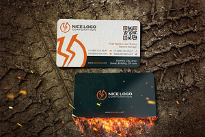 lightning business card