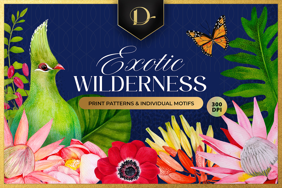 Exotic Wilderness, a Decorative Illustration by Dana Designs (Photo 1 of 18)