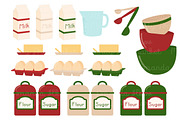 Christmas Baking Clipart & Vectors, an Illustration by Amanda Ilkov (Thumbnail 4 of 4)