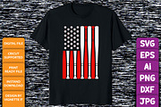 Vintage American Flag Baseball Mom, a Sport Illustration by Vignette.IT (Thumbnail 3 of 3)