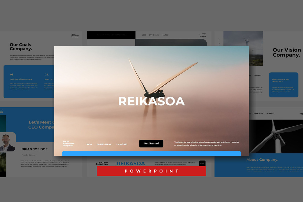Reikasoa PowerPoint, a Presentation Template by Bewalrus Studio (Photo 1 of 5)