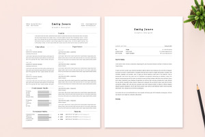 Water Color CV-Resume Tempalate *C