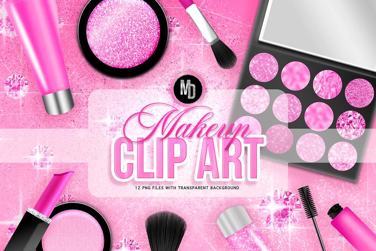 Makeup Clipart, an Object Graphic by Makina Designs (Photo 1 of 2)