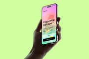 Phone 15 Pro Mockup in Hand, an iPhone Mockup by Asylab (Thumbnail 2 of 4)