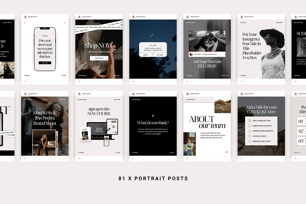 Nyx Social Media Templates preview 4